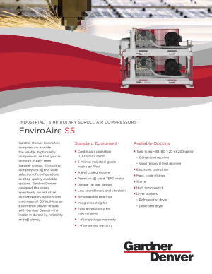 enviroaire-s5-industrial-5-hp-rotary-scroll-compressor-brochure