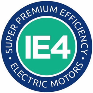 Logotipo do certificado do compressor IE4