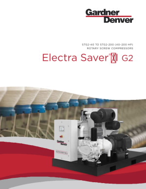 electra-saver-ii-g2-40-100-hp-rotary-screw-compressor-brochure