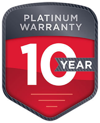 Gardner Denver 10 year Platinum Warranty Logo