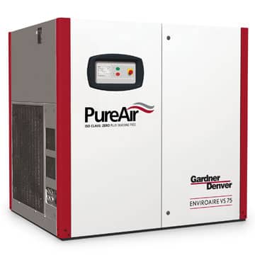 Compressor de ar sem óleo Gardner Denver EnviroAire VS 75