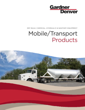 folheto de produtos de transporte móvel