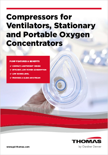 Compressori per ventilatori, concentratori di ossigeno fissi e portatili