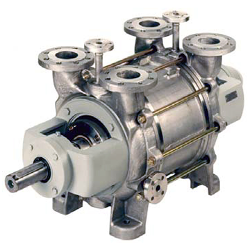2BK Einstufiger Flüssigkeitsringkompressor 85 bis 4.100 m3 / h (50 bis 2.412 CFM)