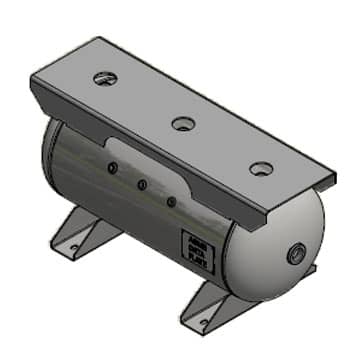 horizontal receiver extended top plate 360x360