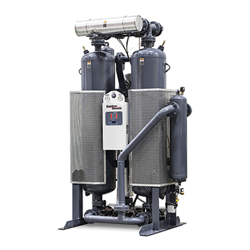DHC Series Desiccant Air Dryer Angled View