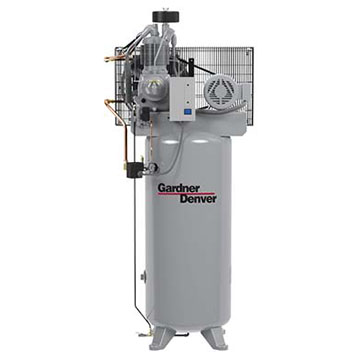 R-Series Reciprocating Compressor on Vertical Tank